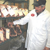 Wayne Tumber in the Aging Room in Newmarket Square